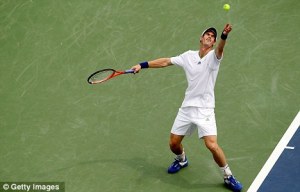 andy murray serving